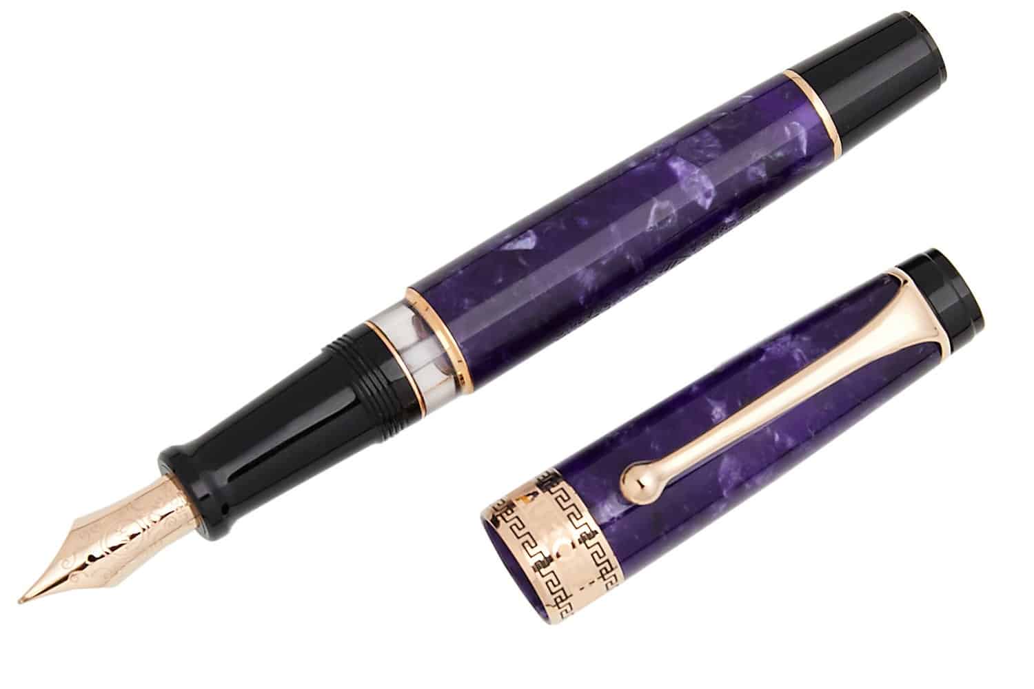 ELIZO Gold Pen Fancy Pens Luxury Pen Set EDC Pen Nice Pens Cool Pens Best Pens Fine Point Cute Pens Metal Pen Brass Pens Executive Boss Gifts For Writers Smooth Writing Pens for Men Women 