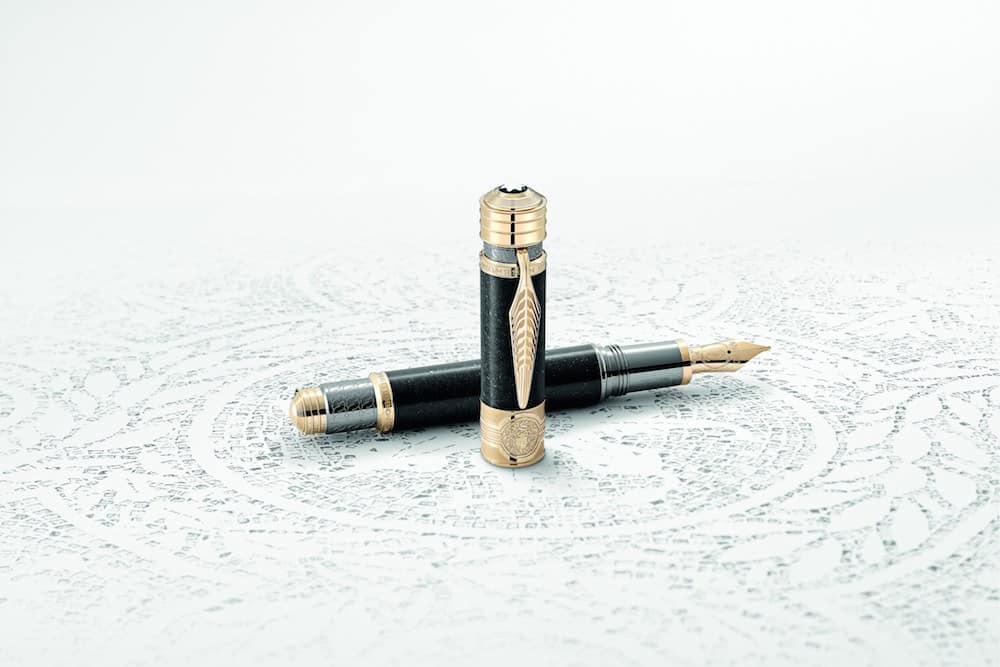 ELIZO Gold Pen Fancy Pens Luxury Pen Set EDC Pen Nice Pens Cool Pens Best Pens Fine Point Cute Pens Metal Pen Brass Pens Executive Boss Gifts For Writers Smooth Writing Pens for Men Women 