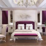 Purple Themed Luxury Bedroom