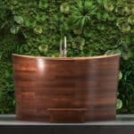Wooden Tub with a Rustic Twist