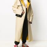 Off-White Patch-Embellished Oversized Trench Coat