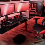 Red Ambient Gaming Room