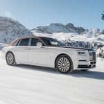 Rolls Royce Winter Driving in St Moritz