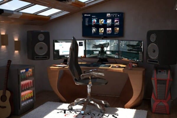 cool gaming room