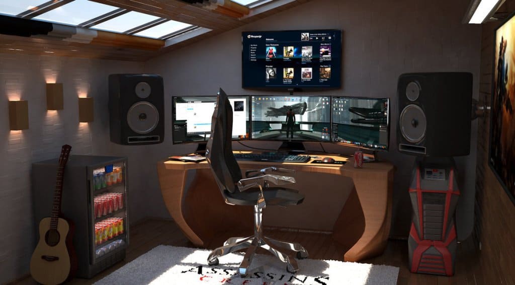 cool gaming room