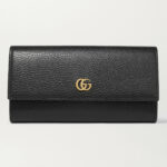 Gucci textured-leather continental wallet