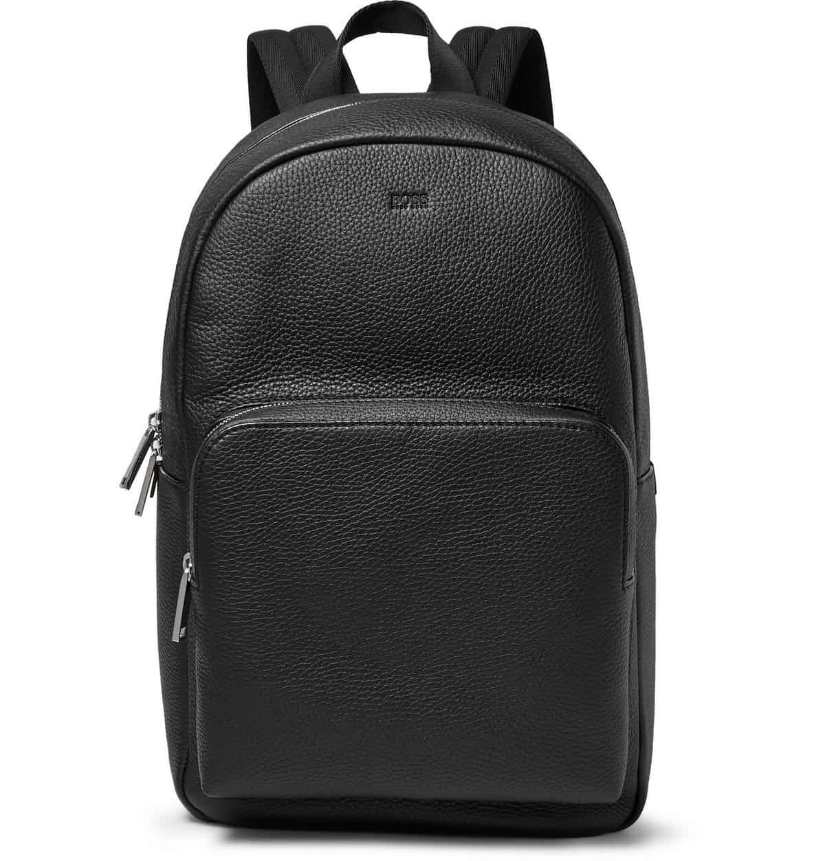 Hugo Boss Crosstown Leather Backpack