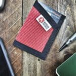 Recycled Firefighter Money Clip Wallet