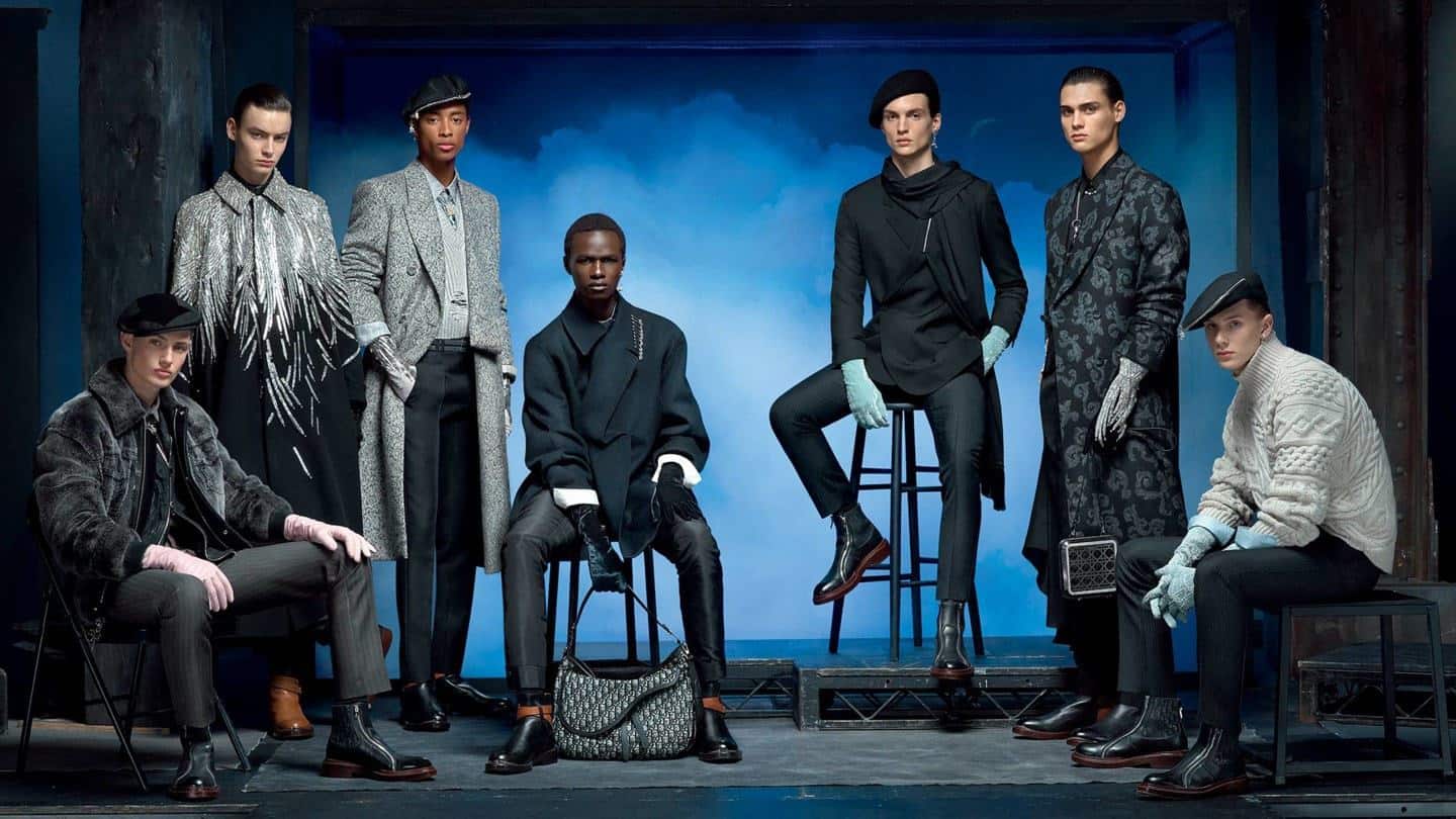 Рекламная кампания мужской коллекции Dior 2021.