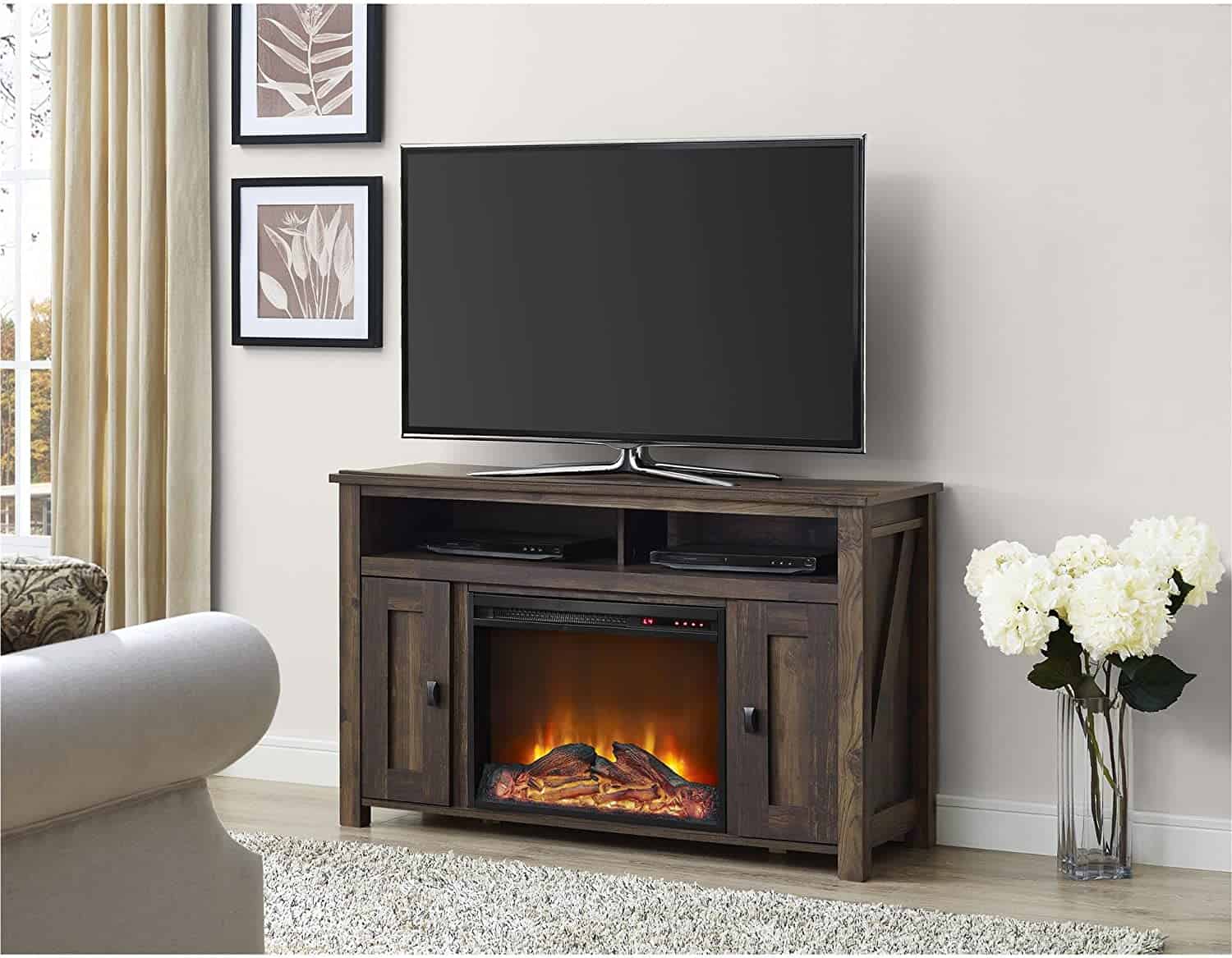 Ameriwood Home Farmington Fireplace TV Console