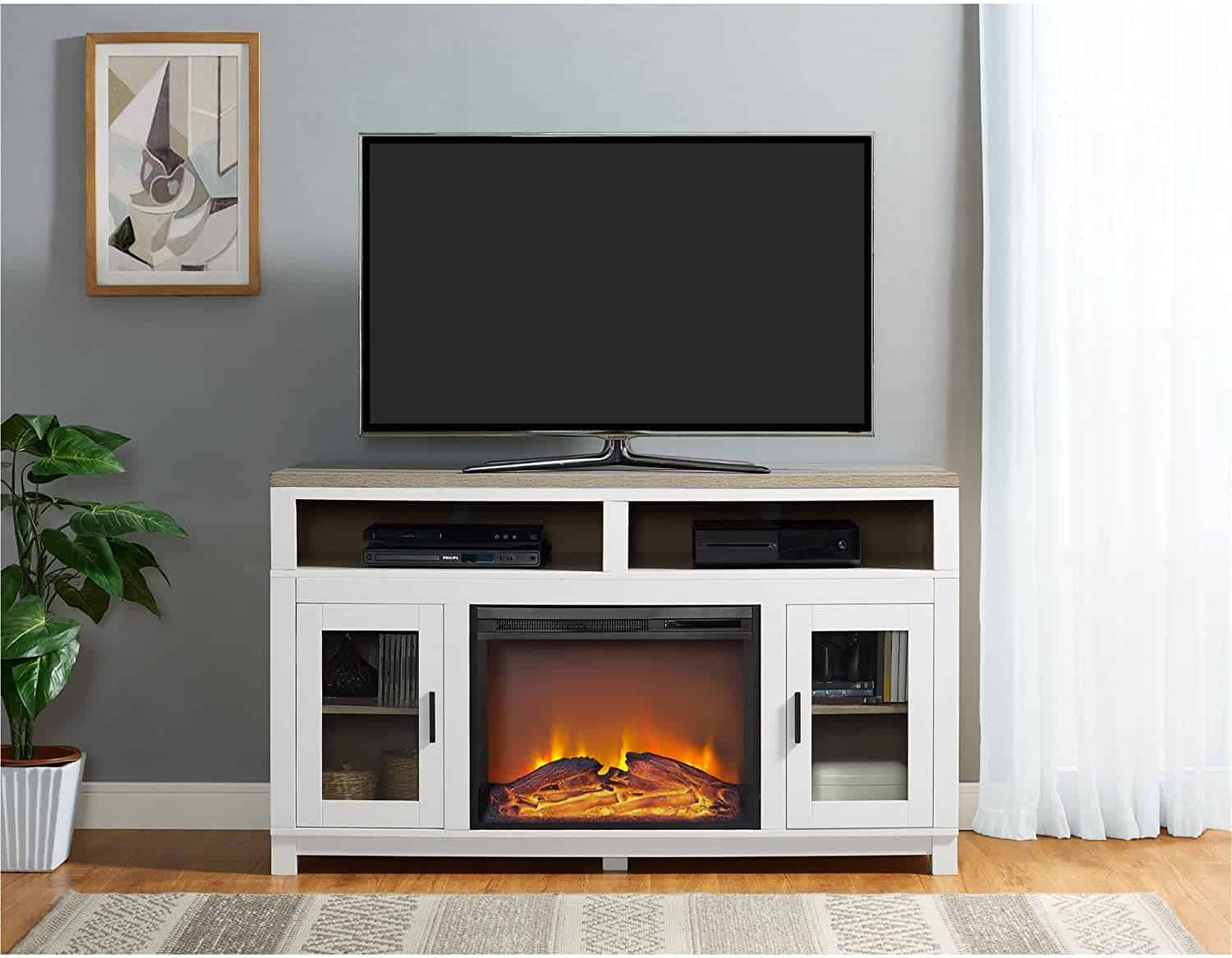 Electric Fireplace TV stand