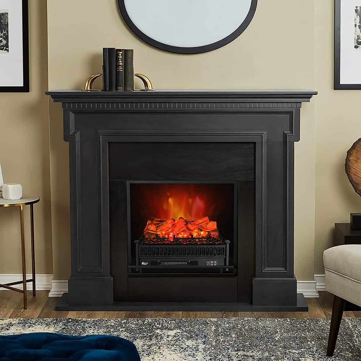 TURBRO Eternal Flame Electric Fireplace Logs