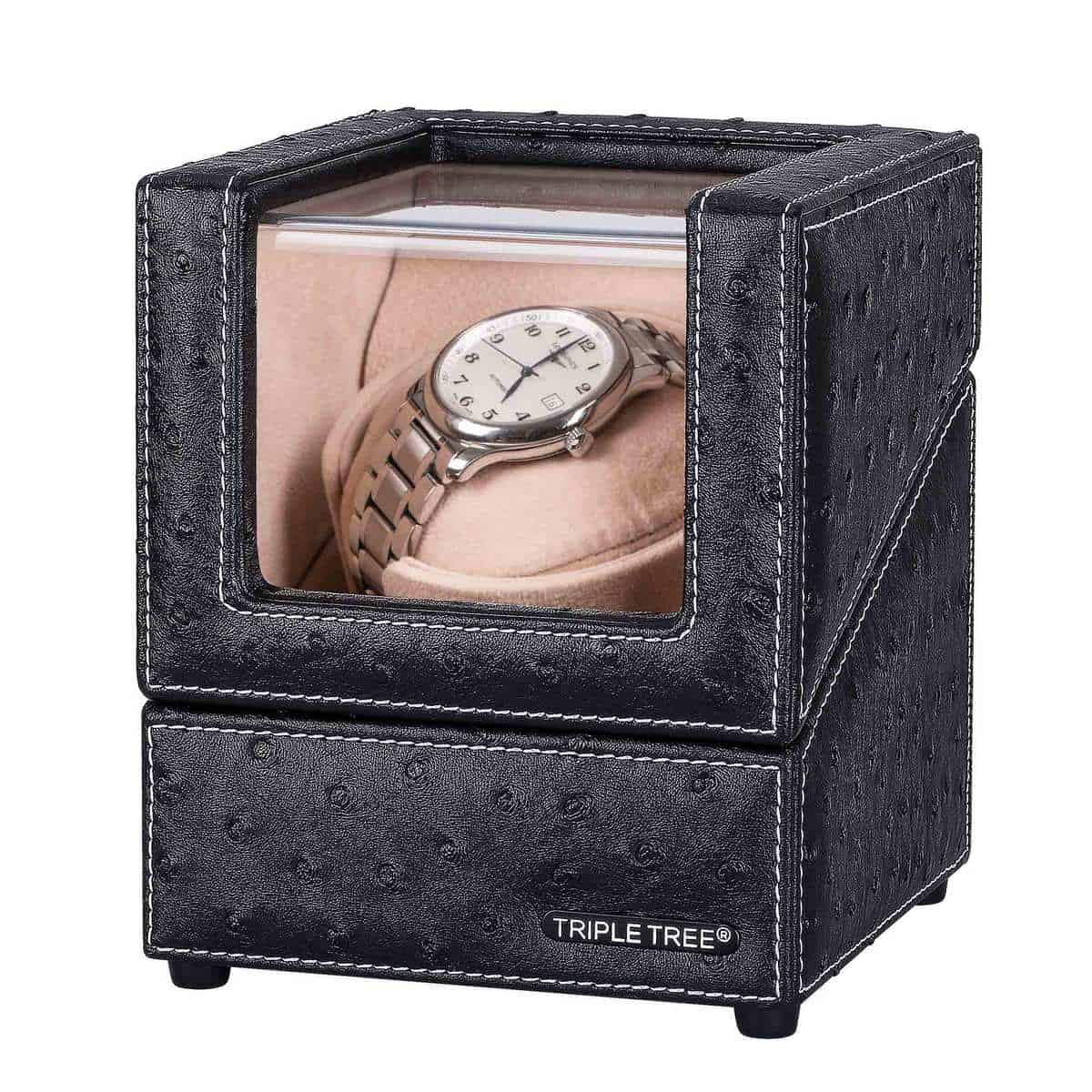 Triple Tree Watch Winder With Flexible Push Pillow