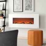 Zipcode Design Lauderhill 50.4” W Surface Wall Mounted Electric Fireplace
