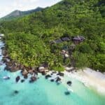 The Presidential beach at Hilton Seychelles Labriz