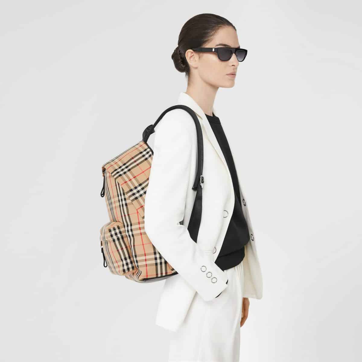 Burberry Vintage Check Nylon Backpack style