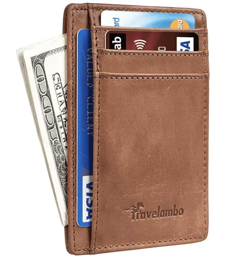 Travelambo RFID Blocking Slim Wallet