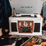 Victrola 8-in-1 Bluetooth Record Player & Multimedia Center