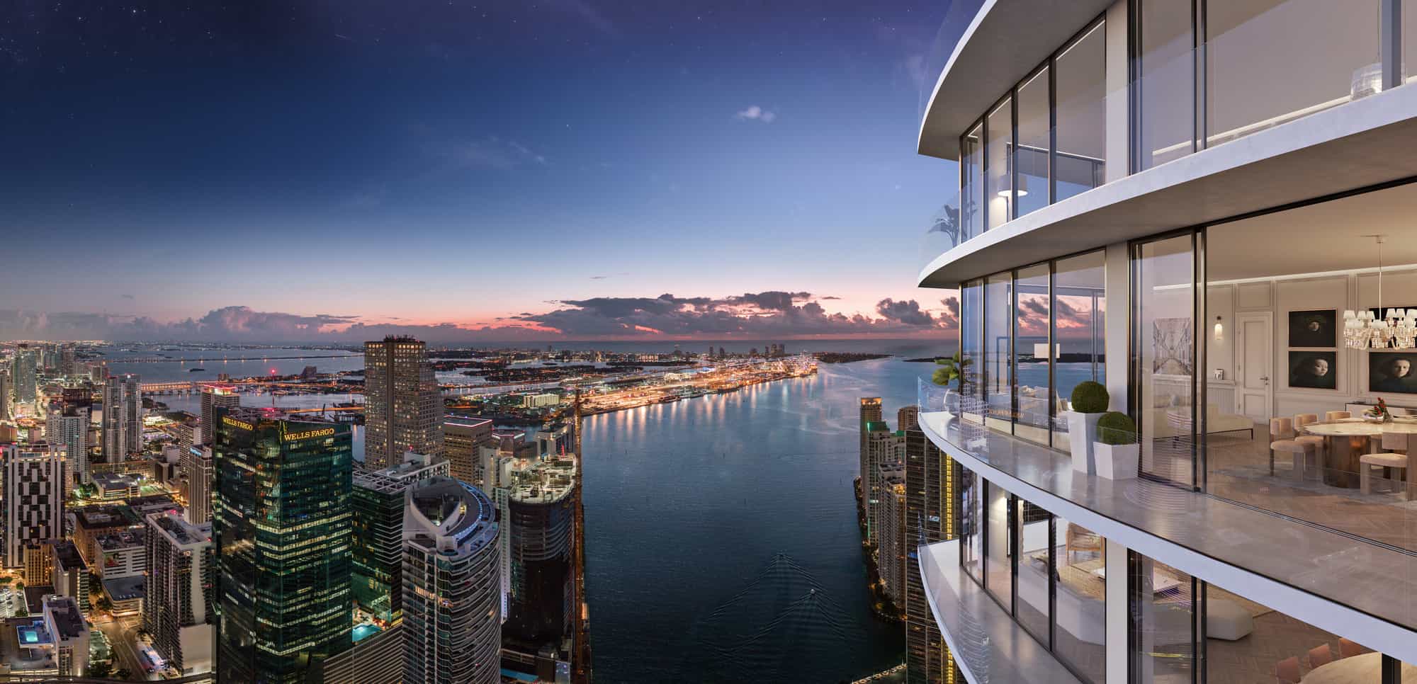 Baccarat Residences Miami Views