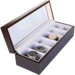 Case Elegance Solid Wood Watch Box Organizer