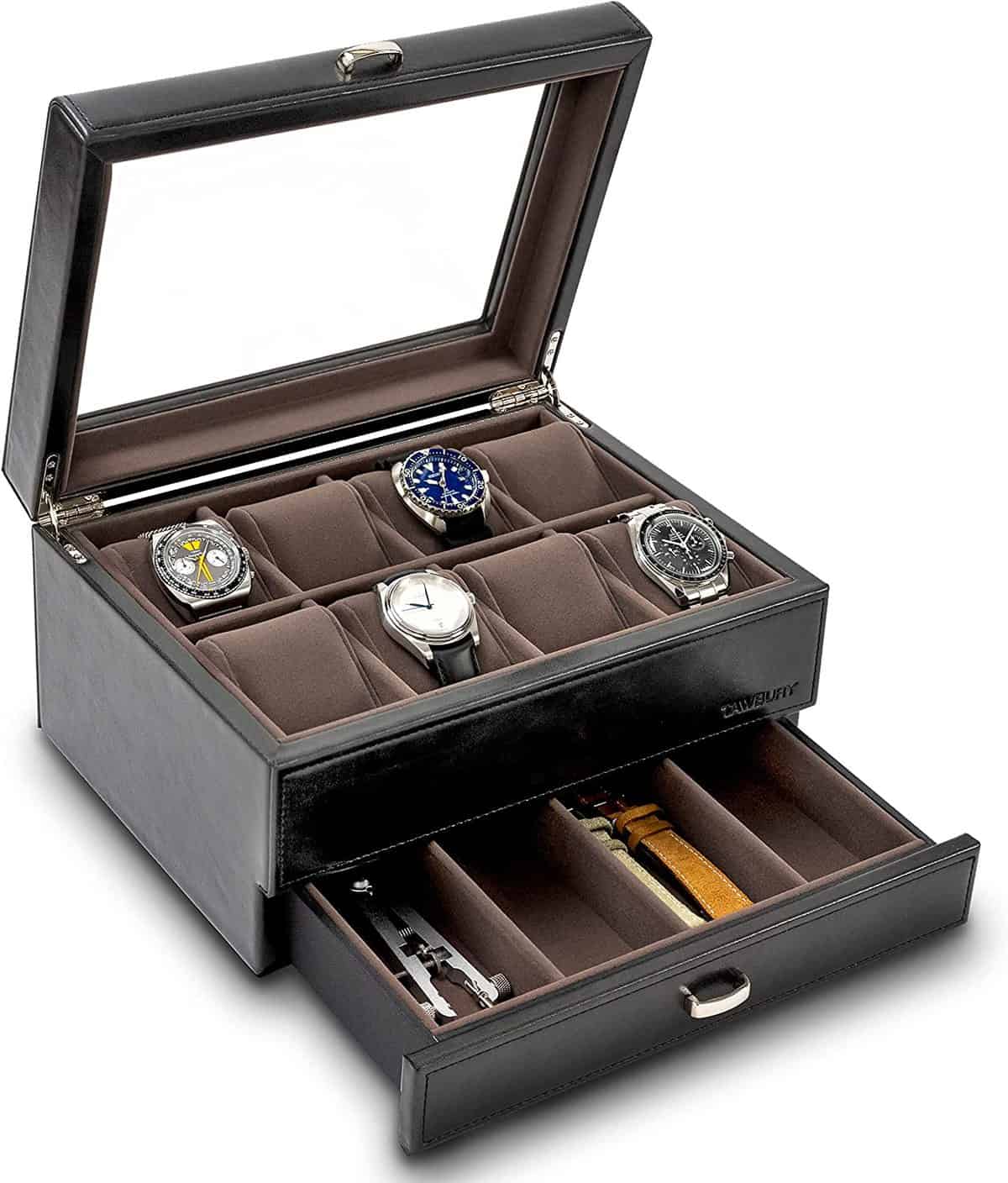 Tawbury 8 Watch Case With Drawer