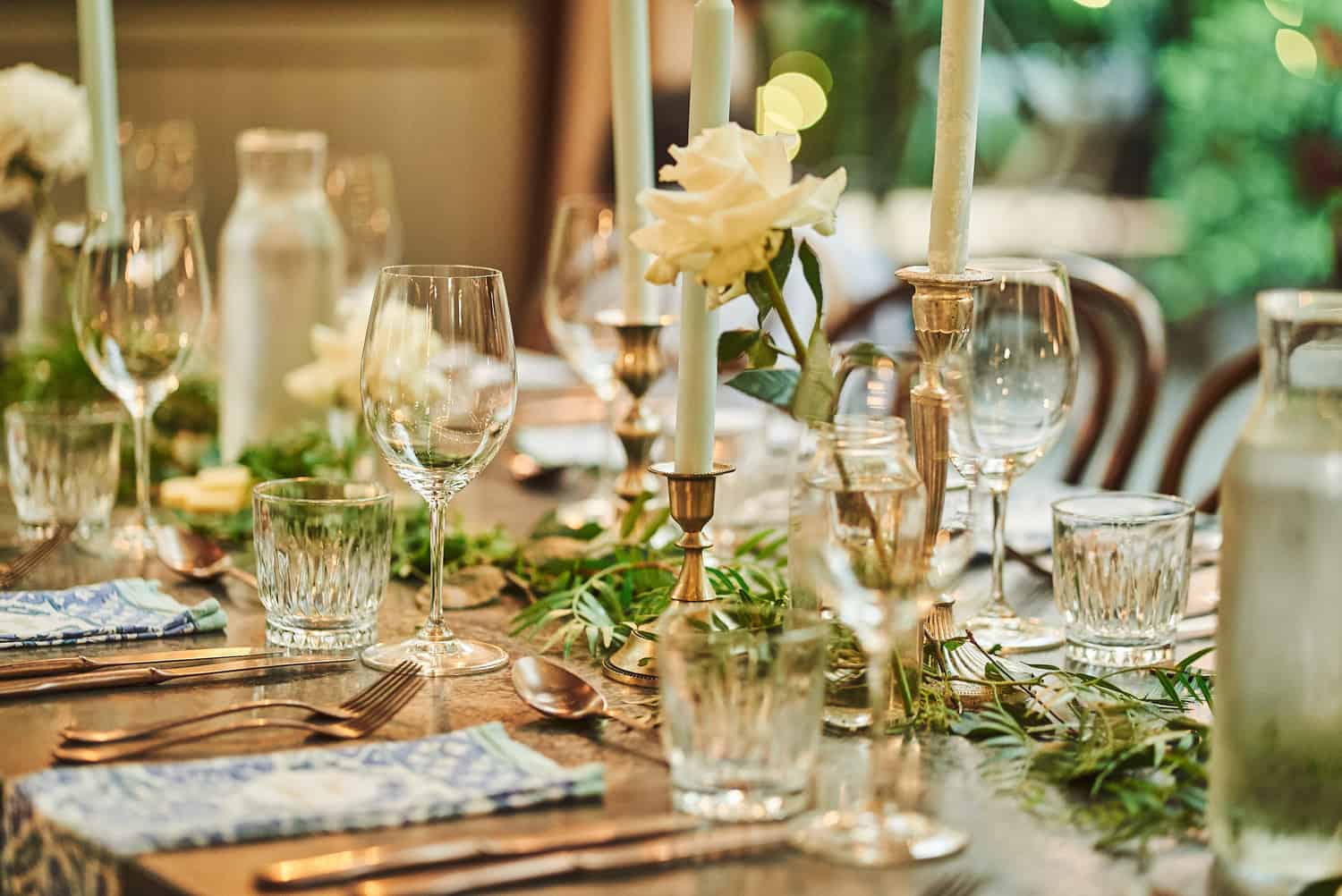 Banquet-Style Table