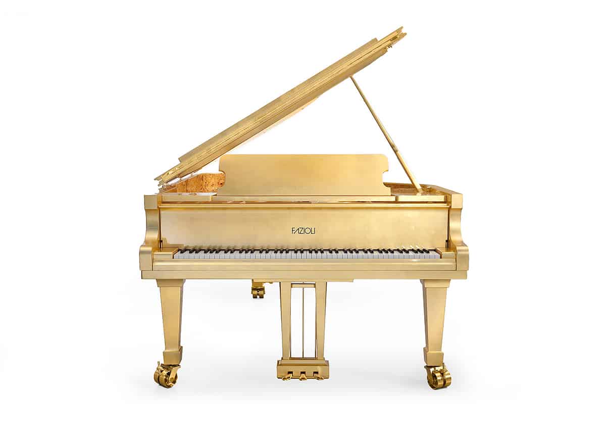 Fazioli Gold Leaf Piano