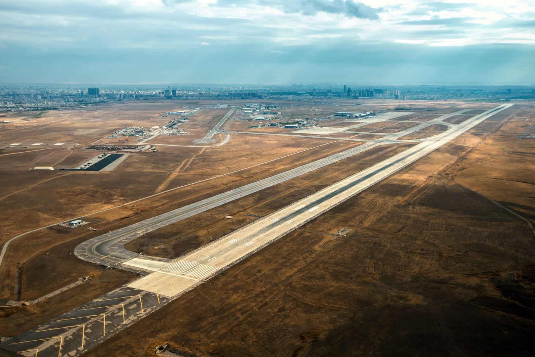 Erbil International Airport runway