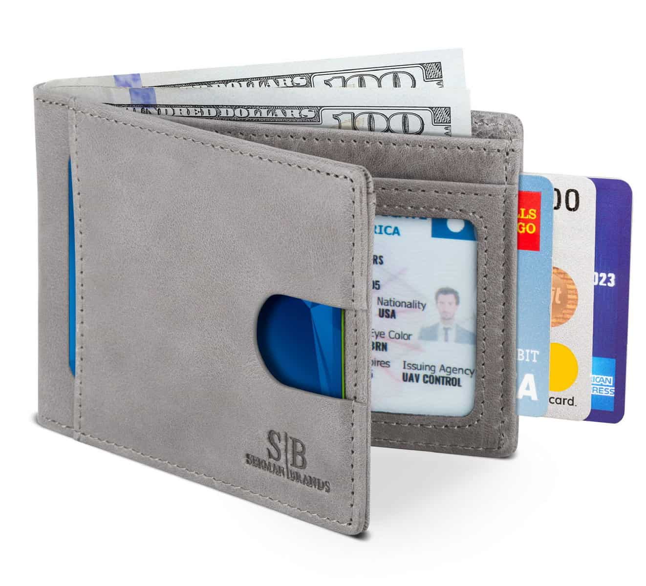 SERMAN BRANDS RFID Blocking Slim BiFold Wallet