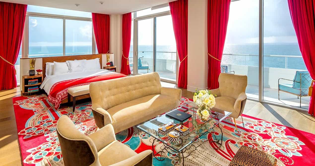 The Penthouse Suite at Faena Miami bedroom