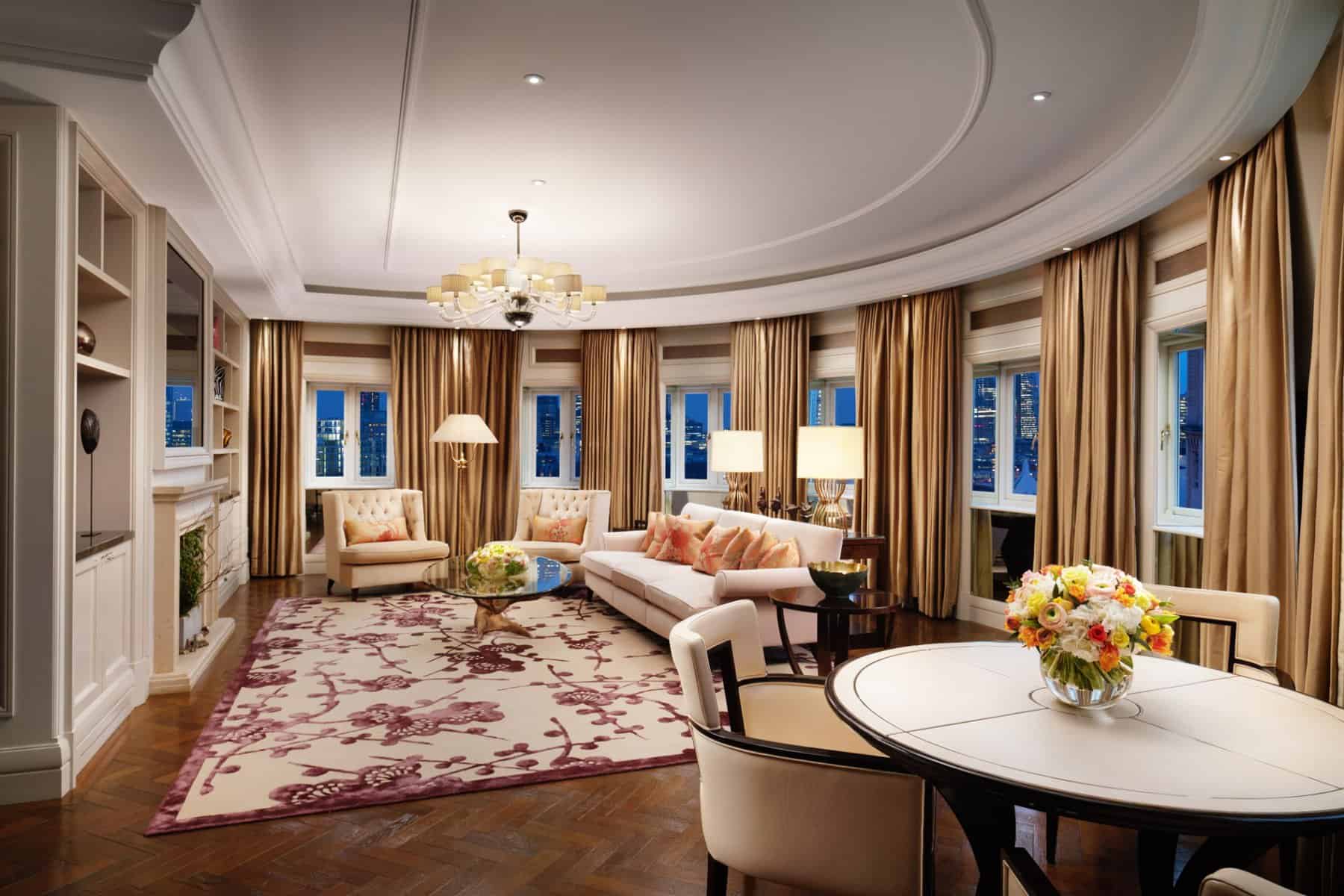 The Royal Penthouse at Corinthia Hotel London Living Room