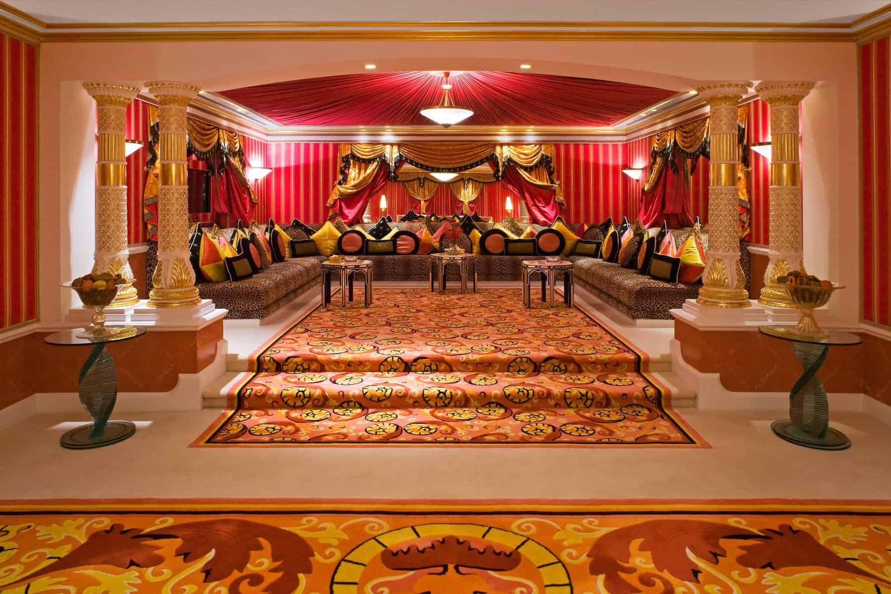 The Royal Suite at Burj al Arab Dubai Sitting Room