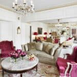 The Royal Suite at Hotel Plaza Athenee Paris Living Room